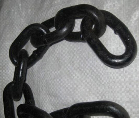 गैल्वेनाइज्ड DIN 5684 चेन 10mm गैल्वेनाइज्ड चेन M4 - M22 0.35kg/M